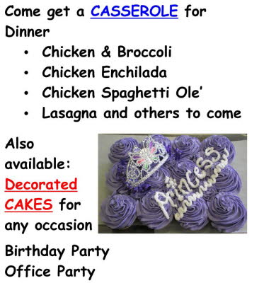 Caserole Cupcake Ad